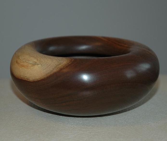 Round Bottom Walnut Bowl